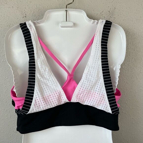 Nike Black and Pink Bikini Top - Picture 2 of 3